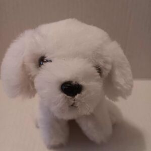 Lowe's Promotional White Dog Puppy Plush Stuffed Animal Toy, NWOT